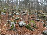 18th hairpin turn of road on Strma Reber - Cerk